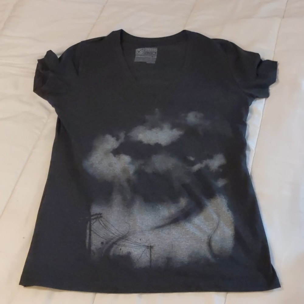 V-neck graphic tee from Mod Cloth